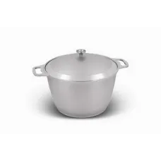 Кастрюля алюминиевая литая 10 л алюм/кр ТМ KUKMARA