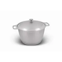 Кастрюля алюминиевая литая 16 л алюм/кр ТМ KUKMARA