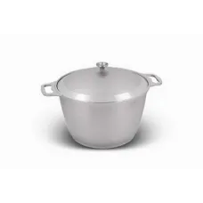 Кастрюля алюминиевая литая 16 л алюм/кр ТМ KUKMARA