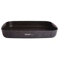 Противень с антипригарным покрытием литой 36.5x26x5.5 см Granit Ultra Original KUKMARA