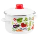 Кастрюля эмалированная цилиндрическая Veggies 3 л ТМ Appetite