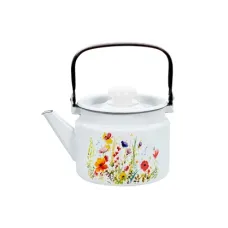 Чайник эмалированный 2 л Цветущий луг