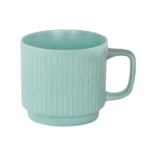 Кружка фарфоровая 300 мл цилиндр Рельеф 7 ТМ Appetite