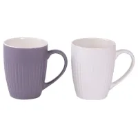 Набор кружек фарфоровых 2 штуки 380 мл Тюльпан Ритм 1 ТМ Appetite