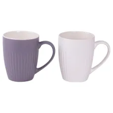 Набор кружек фарфоровых 2 штуки 380 мл Тюльпан Ритм 1 ТМ Appetite