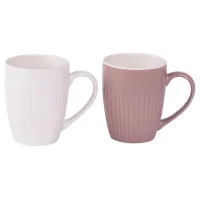 Набор кружек фарфоровых 2 штуки 380 мл Тюльпан Ритм 2 ТМ Appetite