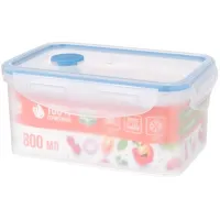 Контейнер пластиковый прямоугольный 800 мл герм/крышкой с клапаном ТМ Appetite