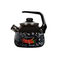Чайник эмалированный 3 л со свистком Chilli ТМ Appetite
