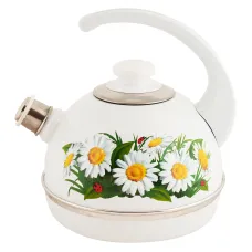 Чайник эмалированный 3.5 л конс/руч бел Марианна