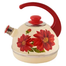 Чайник эмалированный 3.5 л конс/руч слон кость Лера
