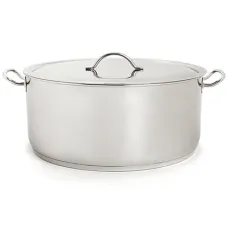 Кастрюля из нержавеющей стали цельнотянутая 20 л мет/кр ТРС-3 ТМ АМЕТ