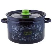 Кастрюля эмалированная цилиндрическая Berry 7 л - TM Appetite