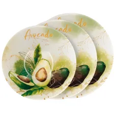 Набор салатников стеклянный 3 предмета Avocado ТМ Appetite