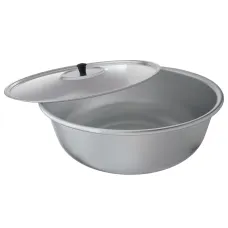 Миска алюминиевая с крышкой 36 см – Демидовский 10 л