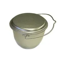 Котелок алюминиевый туристический конический с крышкой - Эрг-Ал 4.5 л