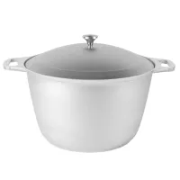 Кастрюля алюминиевая литая с крышкой ТМ KUKMARA 8 л