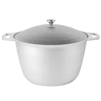 Кастрюля алюминиевая литая с крышкой ТМ KUKMARA 12 л