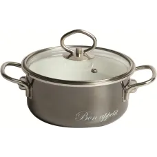 Кастрюля эмалированная цилиндрическая Bon Appetit мокрый асфальт 4 л – Северсталь