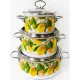 Набор эмалированной посуды 3 предмета №13 Limon - Северсталь