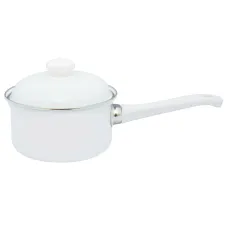 Кастрюля эмалированная без рисунка - АК ЛМЗ 1 л