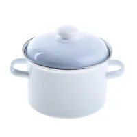 Кастрюля эмалированная без рисунка - АК ЛМЗ 3 л