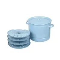 Мантоварка эмалированная без рисунка - АК ЛМЗ 7 л