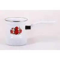 Стальная турка для кофе эмалированная - АК ЛМЗ 400 мл