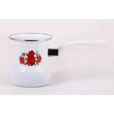 Стальная турка для кофе эмалированная - АК ЛМЗ 400 мл