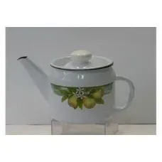 Чайник эмалированный заварной с рисунком - АК ЛМЗ 1 л