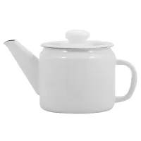 Чайник эмалированный заварной без рисунка - АК ЛМЗ 1 л
