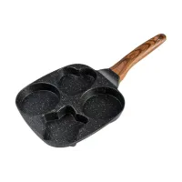 Сковорода с антипригарным покрытием 19 см д/оладий фигурная Nordic Stone ТМ Appetite