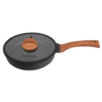 Сковорода с антипригарным покрытием литая 26 см стеклянная крышка Ristretto Stella ТМ KUKMARA