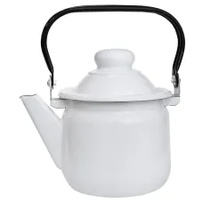 Чайник эмалированный без рисунка - Эмаль 1 л
