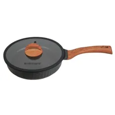 Сковорода с антипригарным покрытием литая 28 см стеклянная крышка Ristretto Stella ТМ KUKMARA