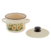 Кастрюля эмалированная КМК 2 л