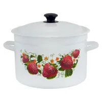 Кастрюля эмалированная КМК 4 л