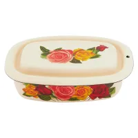 Лоток эмалированный с рисунком - КМЗ 600 мл