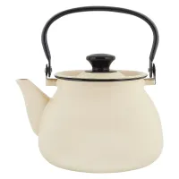 Чайник эмалированный сферический без рисунка - КМК 3 л