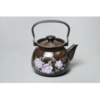 Чайник эмалированный сферический с рисунком - КМК 3 л