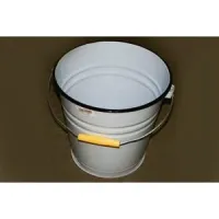 Ведро эмалированное коническое без крышки без рисунка - Сибирские Товары 12 л