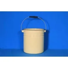 Ведро эмалированное цилиндрическое без крышки без рисунка - Сибирские Товары 12 л