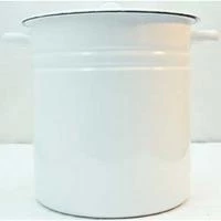 Кастрюля эмалированная без рисунка - Сибирские Товары 12 л