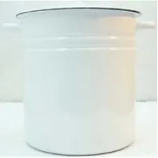 Кастрюля эмалированная без рисунка - Сибирские Товары 12 л