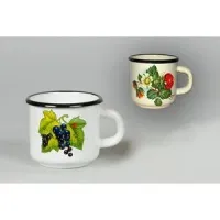 Кружка эмалированная с рисунком - Сибирские Товары 250 мл