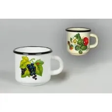 Кружка эмалированная с рисунком - Сибирские Товары 400 мл