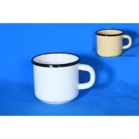 Кружка эмалированная без крышки, без рисунка - Сибирские Товары 1 л