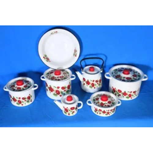 Набор эмалированной посуды 7 предметов №25 Рамо - Сибирские Товары