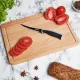Нож из нержавеющей стали Эффект для томатов 12,3 см с зуб серый ТМ Appetite