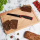 Нож из нержавеющей стали Эффект для хлеба 15 см красный ТМ Appetite