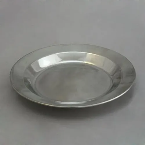 Тарелка из нержавеющей стали 22 см - Велтайм